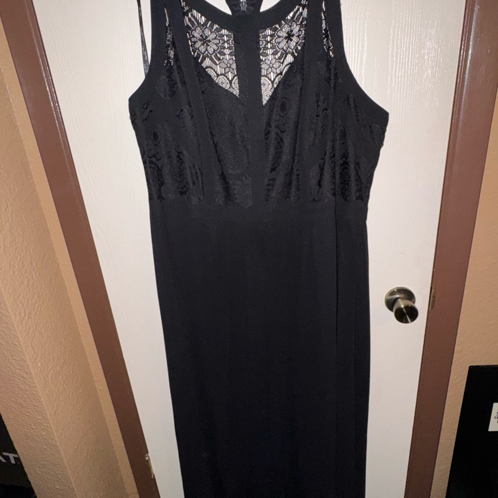 Elegant Black Lace Dress